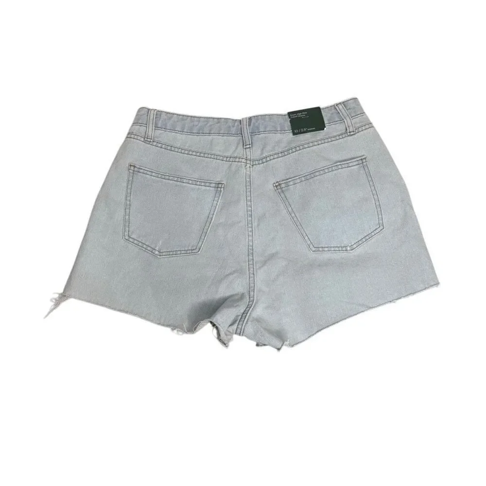 Wild Fable NWT light wash super high rise cutoff shorts size 10